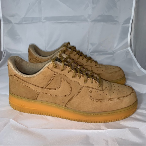 Nike Air Force One Low Flax/ Wheat men’s size 10.5 - Picture 3 of 7